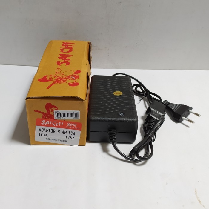 {{{{}}] Adaptor / Charger Aki Tangki Cas 8 AH Saichi