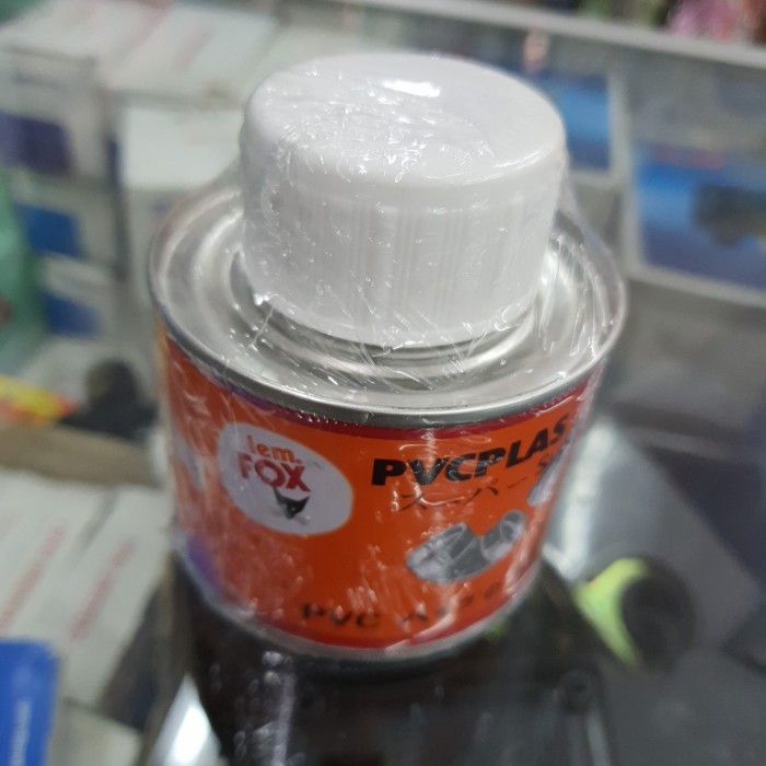 :=:=:=:=] lem pvc plas 100 gram / lem pvc plas fox