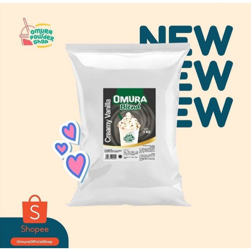 

Omura Blend Bubuk Minuman 1kg (1000g) Rasa Creamy Vanilla