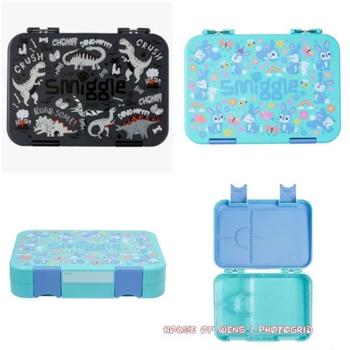 Smiggle Animalia Medium Bento Lunchbox Original - Kotak Makan Smiggle