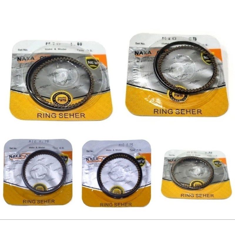 MURAH RING SEHER RING PISTON MIO SMALE MIO.SPORTY FINO KARBU MIO SOUL KARBU NAKADONE OS STANDAR STD