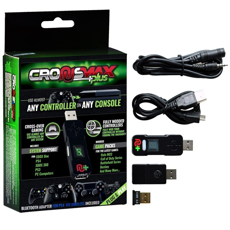 Cronusmax Plus Cross Cover Gaming Adapter untuk PS4 Xbox One 360 ​​PS3 Windows PC |Rfs45w88|