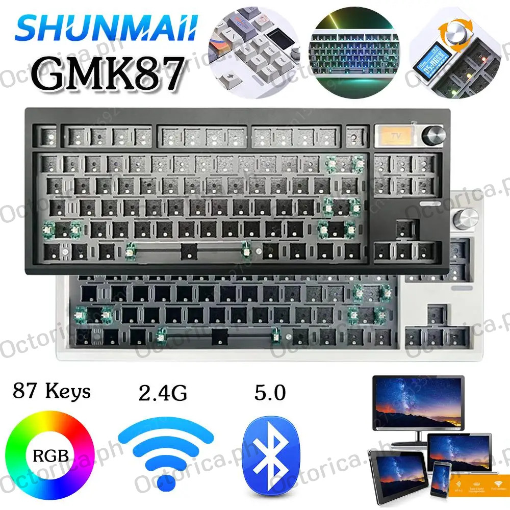 Kit Keyboard Mekanik GMK87 Keyboard Komputer 87 Tombol untuk ESports Gaming Office |sUgoMdhG|