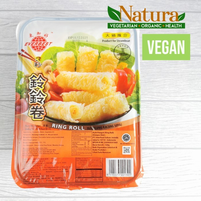 

Terlaris Everbest Ring Roll Gulungan Kulit Tahu Steamboat Vegan Vegetarian SALE