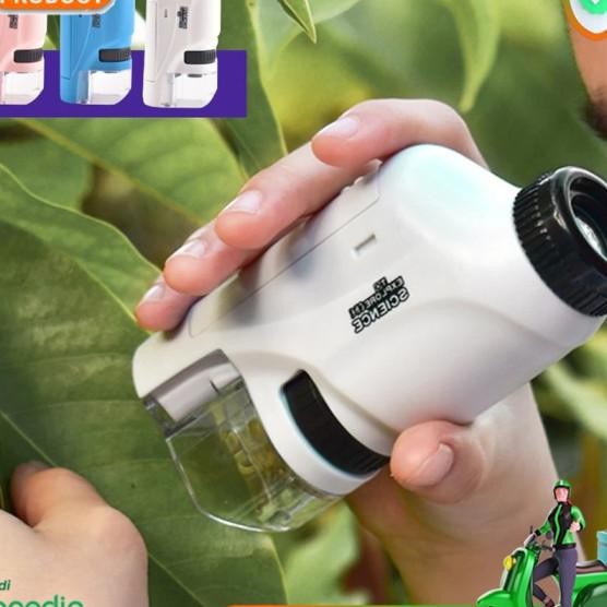 

Kroskop Edukasi Anak Ni Poet 60X-120X Magnification Croscope