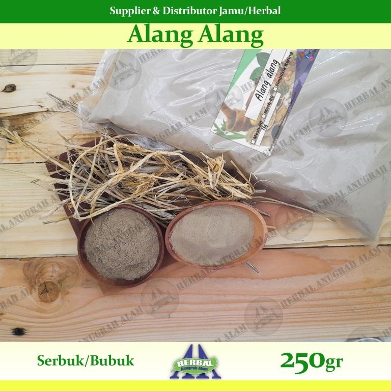 Alang Alang (Bubuk) 250Gr | Imperata cylindrica | Ilalang - 100% Murni #Herbal