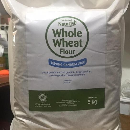

Tepung Gandum Utuh 5Kg - Naturich Whole Wheat - Gosend / Grab Onlyy!!