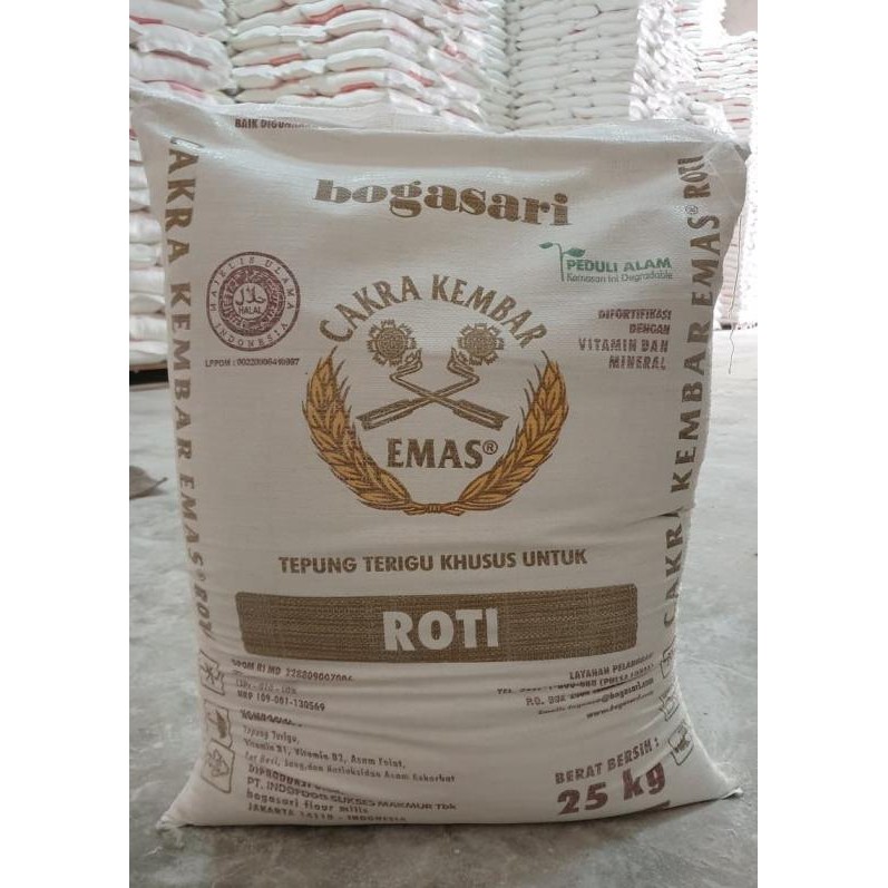 

Cakra Kembar Emas Tepung Terigu Untuk Roti 25 Kg