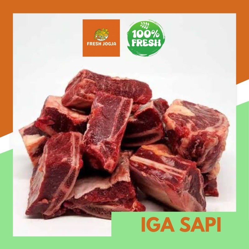 

Iga Sapi Segar (Tulang dan Daging) per 250gr | Fresh Jogja
