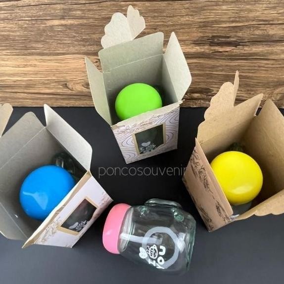 

PROMO 25 Pcs Box Kemasan Gelas Love 13 x 9 Cm VE29