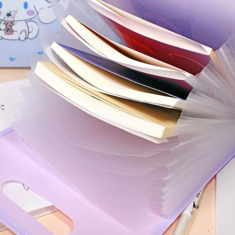 

ORIGINAL kawaii sanrio foll layer map folder document organizer tempat penyimpanan dokumen la-92