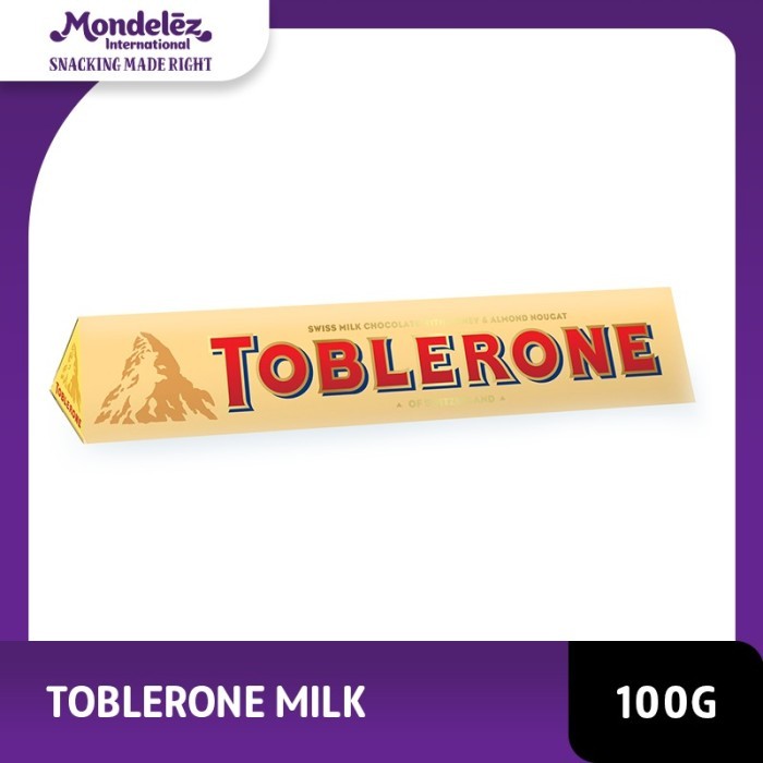 

HEMAT Toblerone Coklat Milk Chocolate 100g- Snack Cokelat