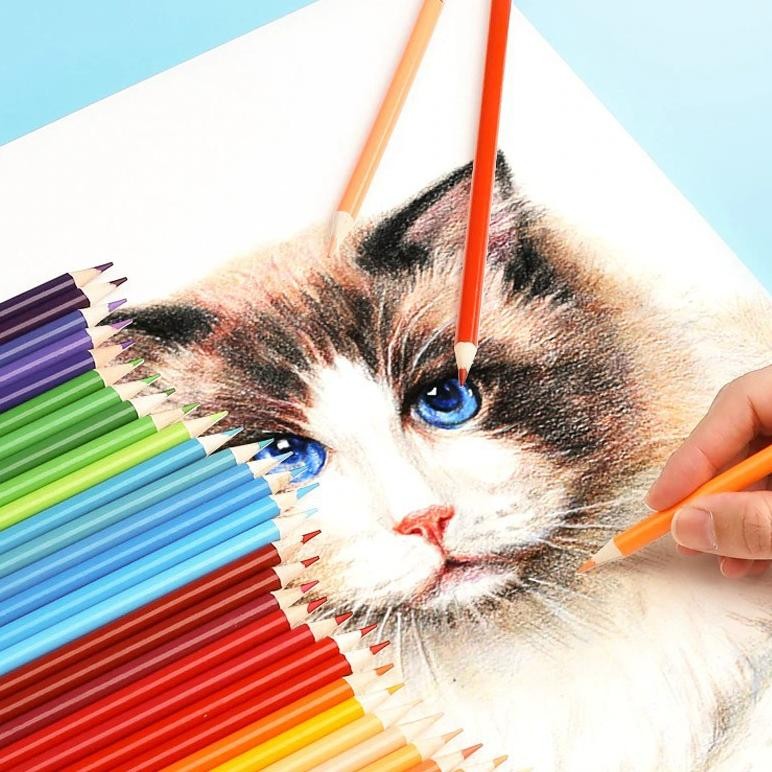 

fsd-34 Pensil Warna 120 Brutfuner Painting Oil & Water Pencil Artist Color Pencil Set Termurah
