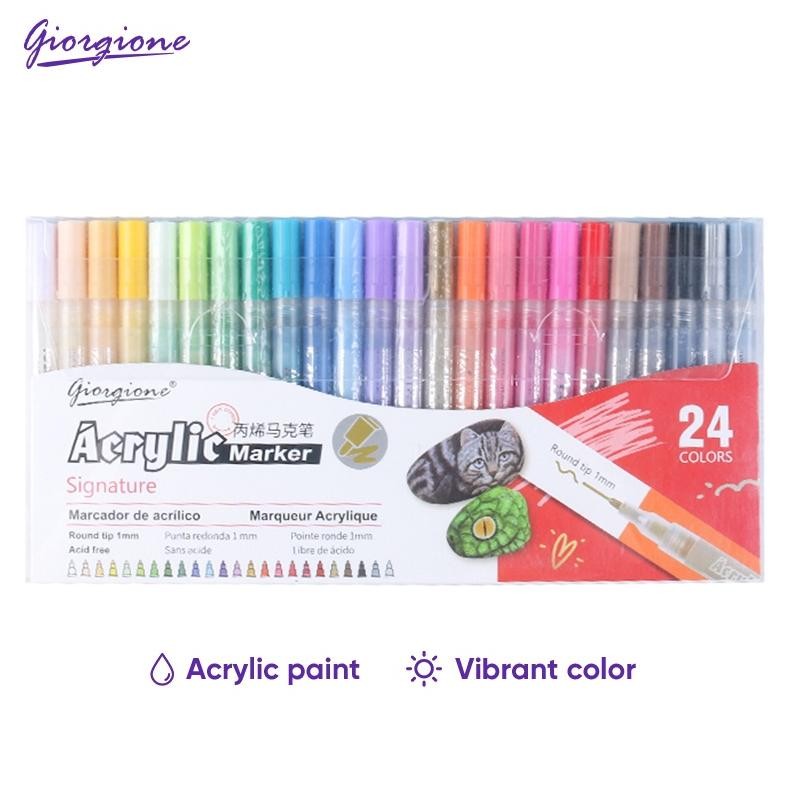 

Big Sale!!! Giorgione Acrylic Marker Pen Set Spidol G-MK1105 Sale