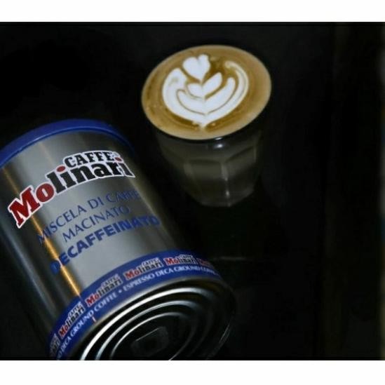 

Decafinated Coffee Powder/Bubuk Cafee Molinari Cinque Stelle 250 Gr