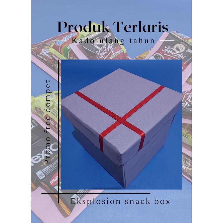 

KU09 SNACK BOX, BOX TARIK UANG ,EKSPLOSION BOX SNACK TARIK UANG , BOX UANG, KADO ULANG TAHUN CEWEK PAKET BOX, KADO ULTAH WANITA, GIFT BOX 3 LAYER ADA TARIK UANG (TUTUP TIAP LAYER) Viral