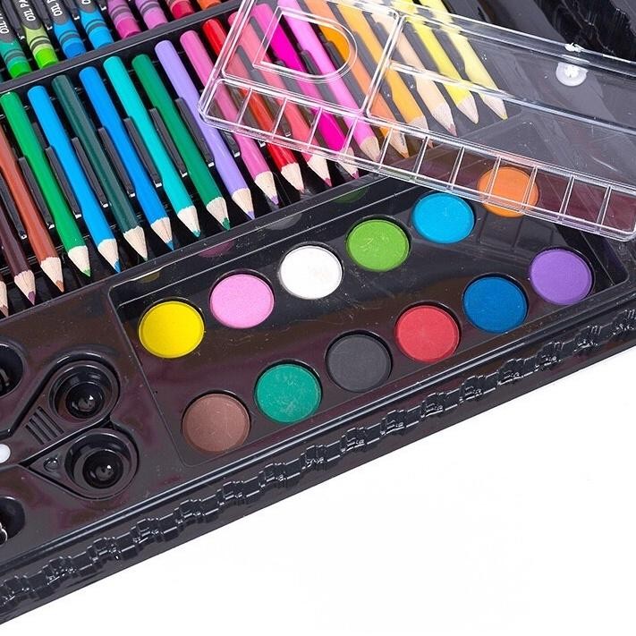 

Murah Meriah Crayon Set Peralatan Gambar & Lukis Pensil Warna/ Art Set isi 150 pcs Kualitas Premium Hemat