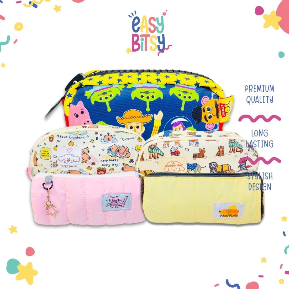 

fgk-24 Easy Bitsy Pencil Case Tempat Pensil Karakter Toy Story CapyBara Cake - Talley Berkualitas