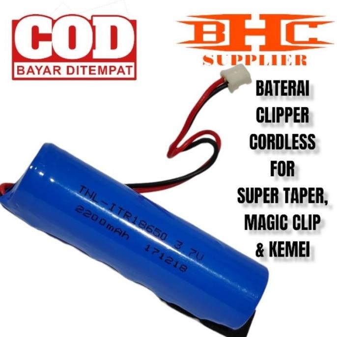 BATERAI CLIPPER CHARGER KEMEI 2600 / MESIN CUKUR RAMBUT TAS78 2807T