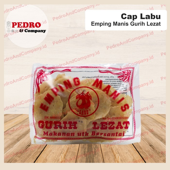 

PRODUK TERBATAS Emping manis cap labu/ belinjo crackers (250 gr)