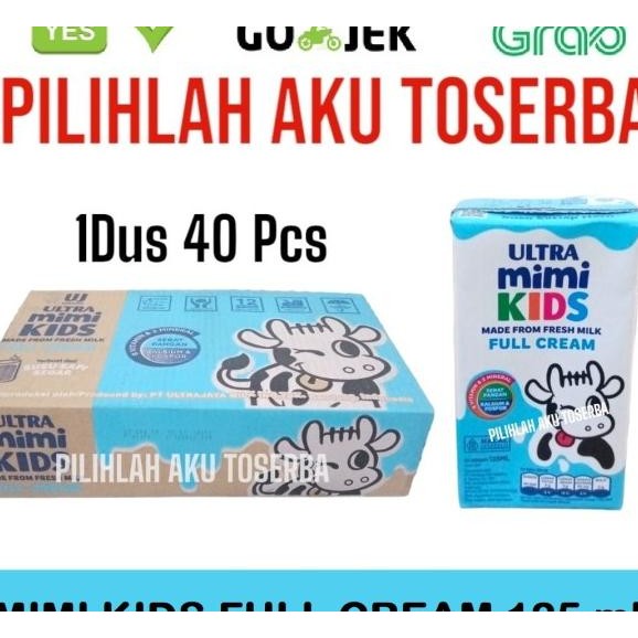 

Susu Ultra Kids (Full Cream) - 125 Ml (1 Dus Isi 40) - Gojek/Grab