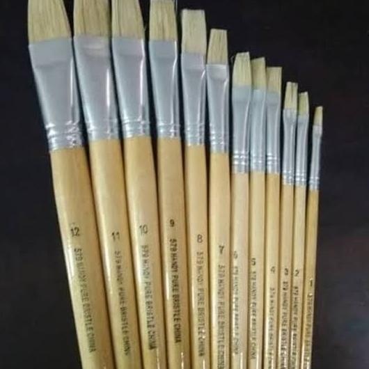 

SET 12 UKURAN KUAS LUKIS BULU PUTIH P88L