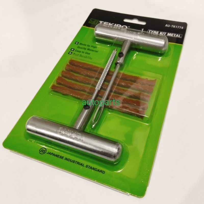 TEKIRO Tyre Kit Metal Alat Tambal Ban Tubles Bahan Full Besi Original Tekiro