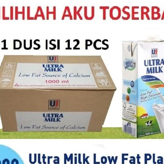 

Susu Ultra Low Fat Full Cream 1 Liter - (1 Dus Isi 12)