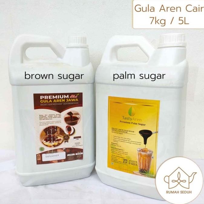 

7kg Sirup Gula Merah Premium Jerigen 5 Liter - Brown Sugar Syrup Aren