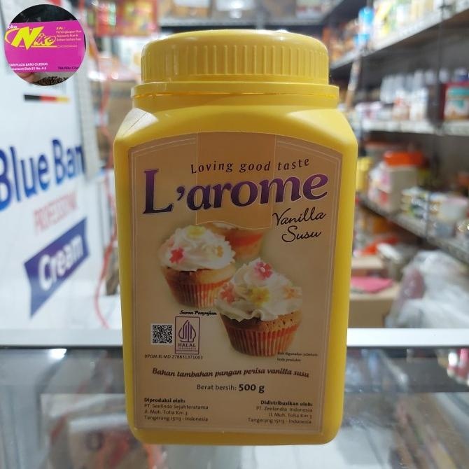 

larome l'arome perisa vanilla susu 500 gram khusus grab dan gojek