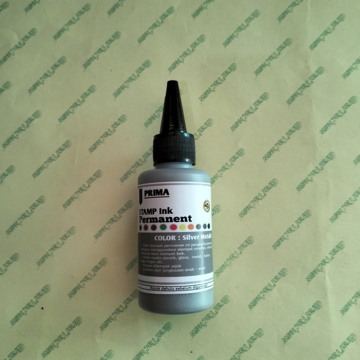 

TINTA STEMPEL PERMANEN SILVER METALIC 100 ML
