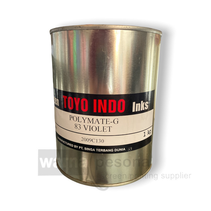 

CAT TINTA SABLON PLASTIK TOYO INDO POLYMATE-G 83 VIOLET 1/2 KG