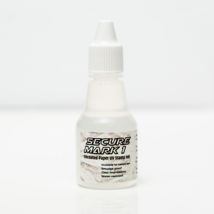 

TINTA STEMPEL UV KERTAS - SECURE MARK 1 - UV INVISIBLE INK - 10ML