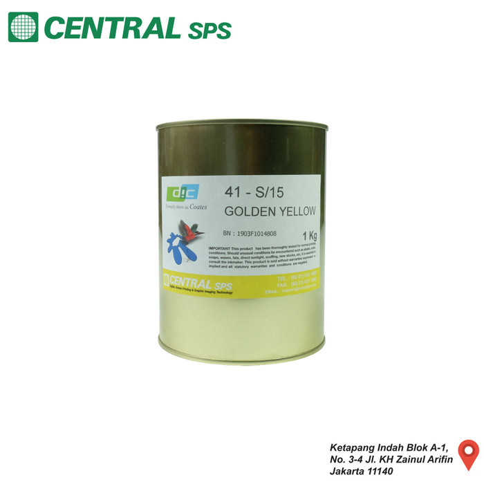 

TINTA COATES 41-S/15 GOLDEN YELLOW