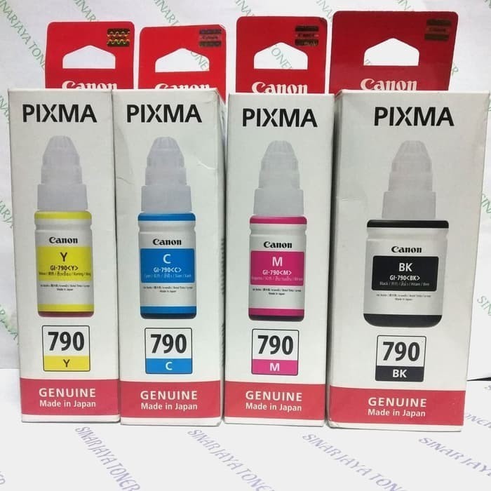 

1 SET TINTA CANON FIXMA GL-790 FOR G1010/G2010/G3010/G4010/ PIXMA 790
