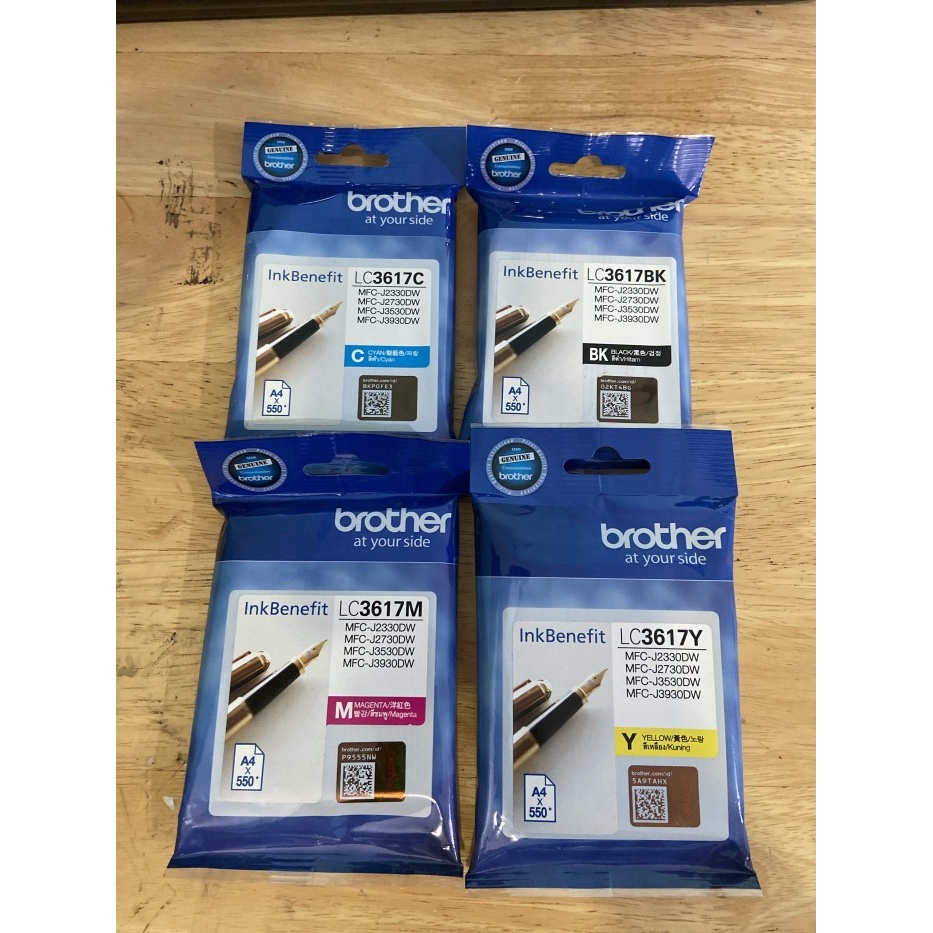 

TINTA BROTHER LC 3617 BK C M Y