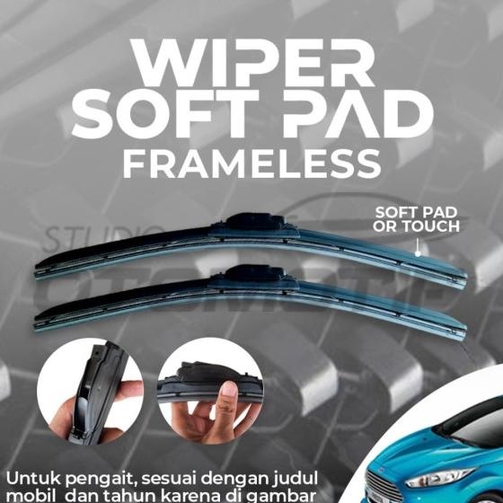 WIPER FORD FIESTA SOFT PAD FRAMELESS ZX9 WIPER MOBIL FORD FIESTA