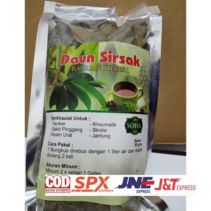 

New Teh Herbal Daun Sirsak (Foil Abbas) Efektif Mengatasi Kanker Daun Herbal Kering