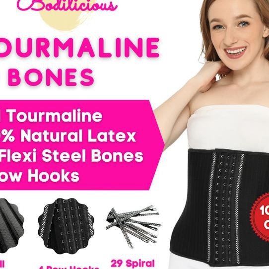 29 Bone Tourmaline Korset 29 Tulang Turmalin Bodilicious Waist Trainer