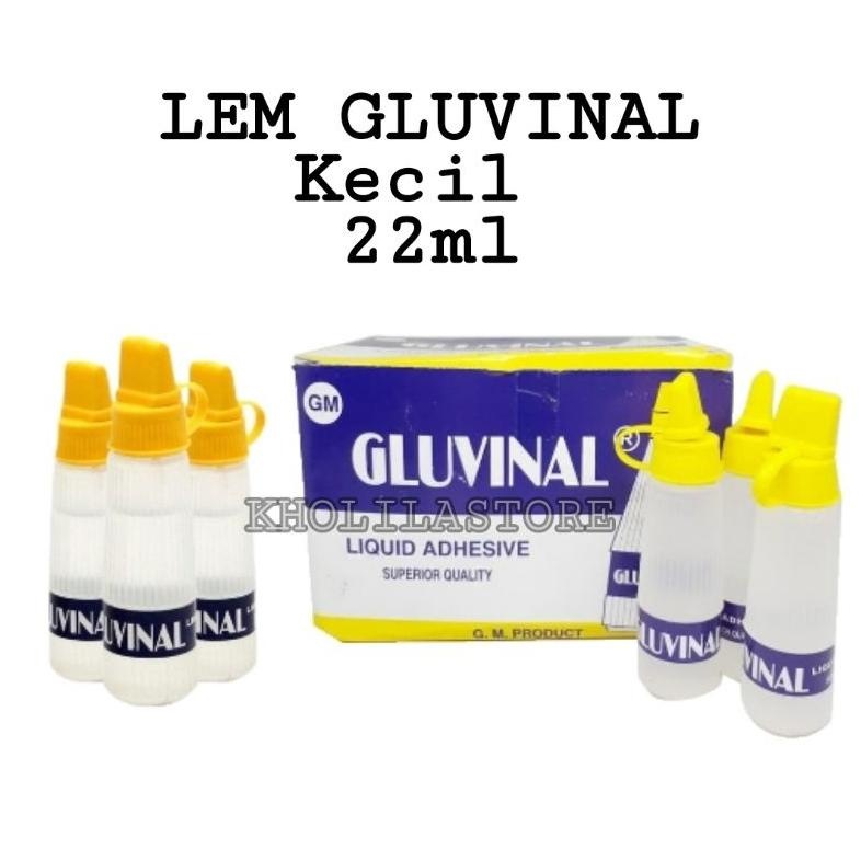 

Lem Gluvinal Kecil 22ml / Lem Kertas / Lem Cair LARIS