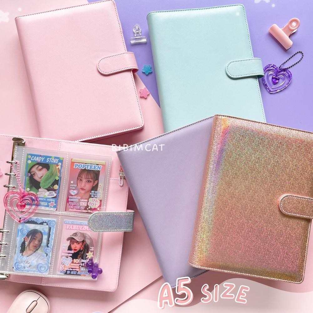 

VEX-2126 (A5 Size) Binder Leather A5 - Album Photocard PC Agenda Kulit Murah