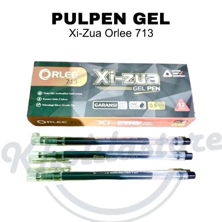 

Pulpen Gel Xi-Zua Orlee 713 Segitiga isi 12 pcs LARIS