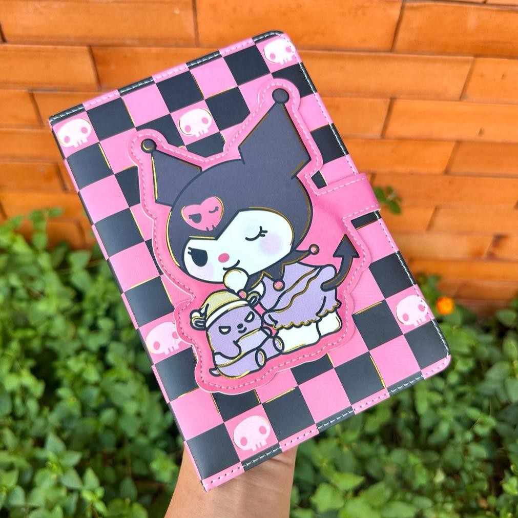 

CQ37 Magnetic Notebook KUROMI SANRIO a5 Buku Diary Catatan Jurnal PU-003 Premium