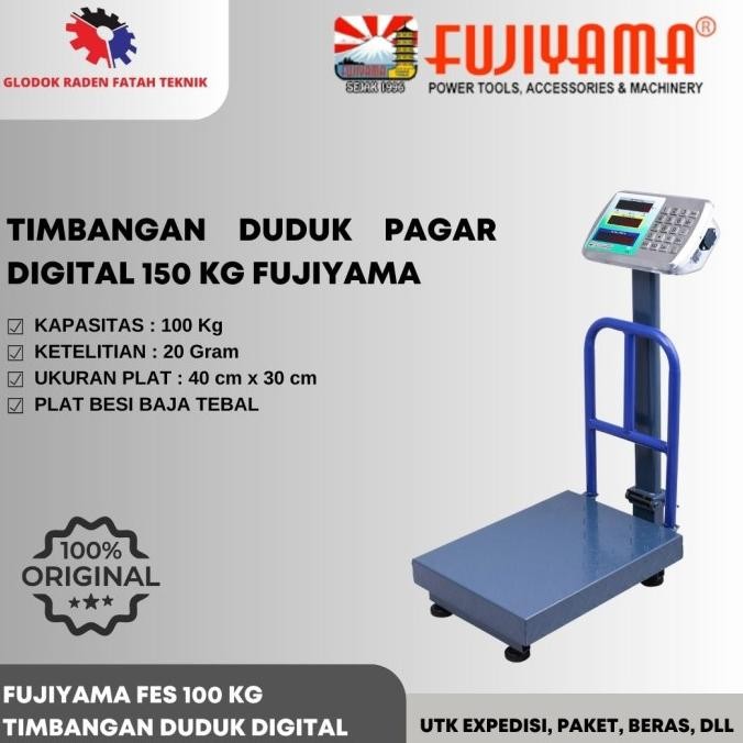 FUJIYAMA Timbangan Duduk Digital 100 Kg - 150 Kg
