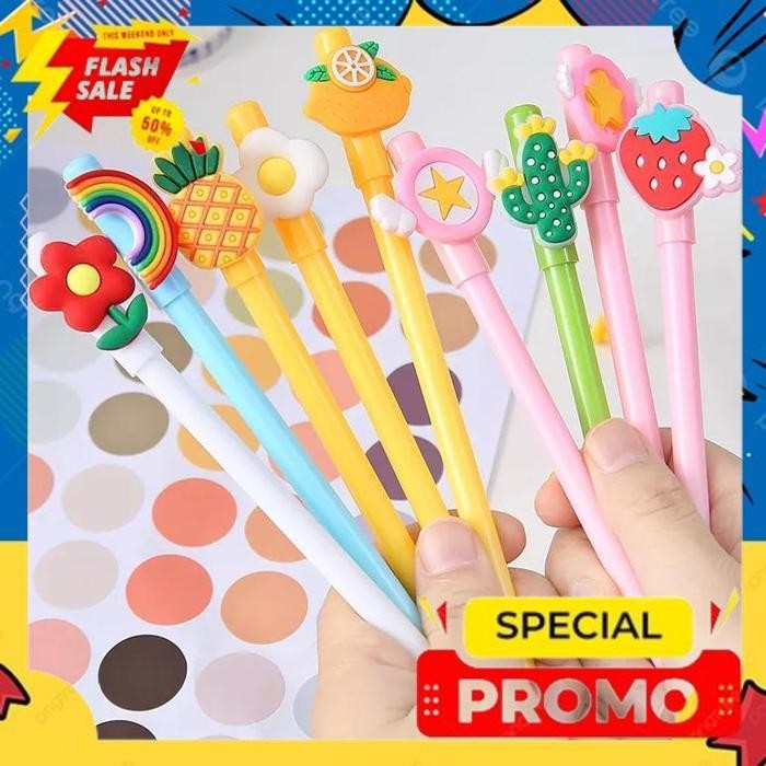 

NEW ARRIVAL PPI-01 PULPEN GEL KARAKTER BUAH PEN PULPEN TINTA FURUBA