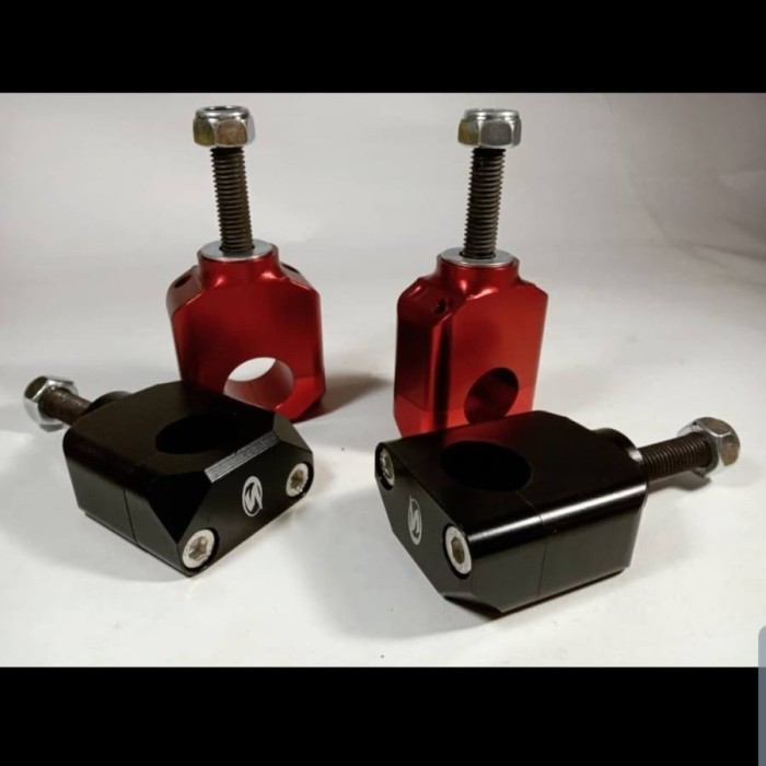 Snd Pangkon Raiser Dudukan Stang Klx Crf K84 Pendek Tinggi Hitam Merah