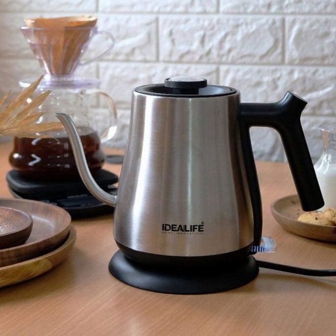 

Terlaris Idealife - Electric Gooseneck Kettel-Teko Air Leher Angsa Teh Kopi Ready Stok