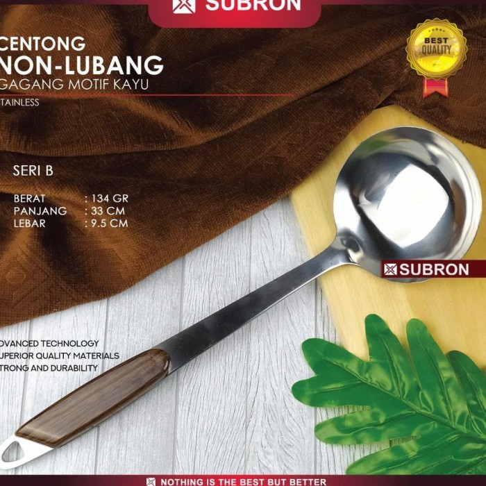 ,,,,,,,] Centong Sayur Stainless Subron Irus Sendok Sayur Kuah Sup Shabu Suki