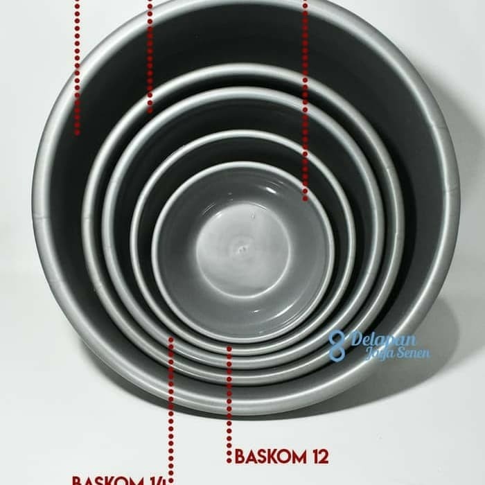 ~~~~~] Baskom Air Kecil Cuci Sayur Buah Besek Abu Adonan Roti Kue Mixing Bowl