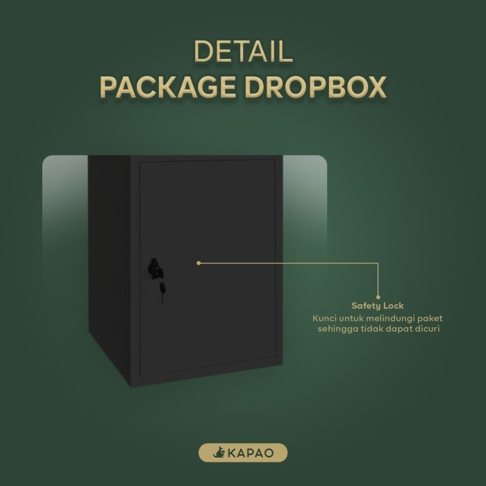 Kotak Paket dan surat Kapao tempat simpan paket